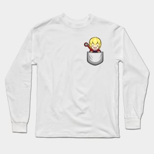 Pocket Shulk Long Sleeve T-Shirt